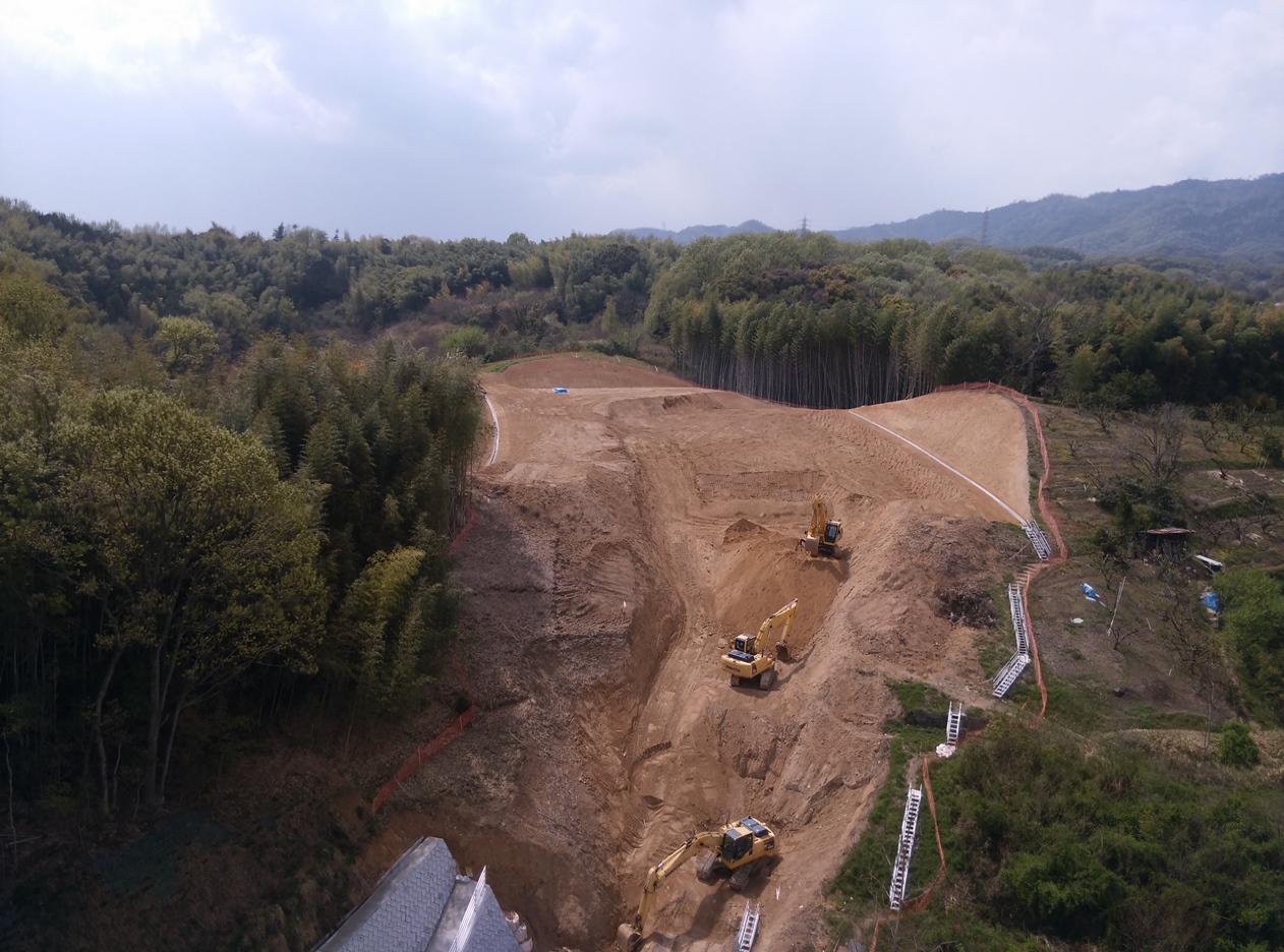 単県　道路工事（土工）